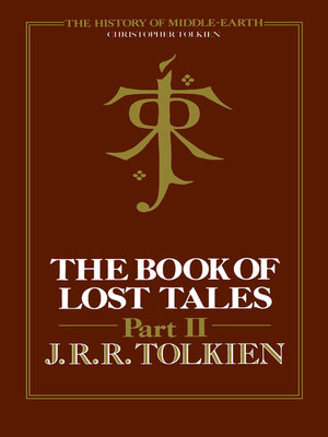 cover image of The Book of Lost Tales, Part Two